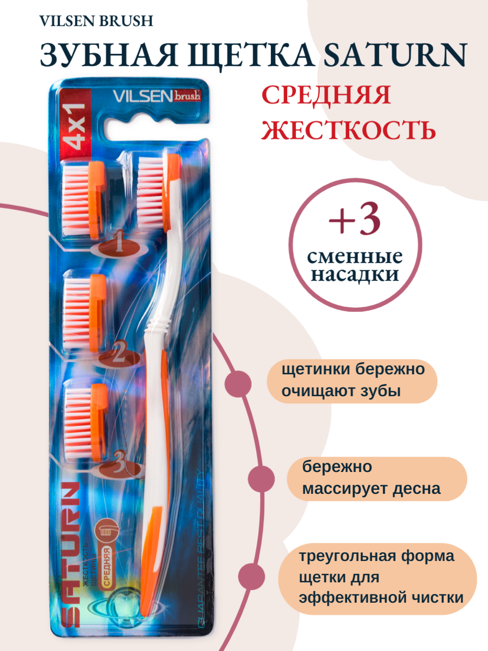 ЗУБНАЯ ЩЕТКА sATURN